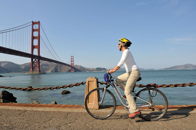 adventure ride with an amazing view of golden gate bridge