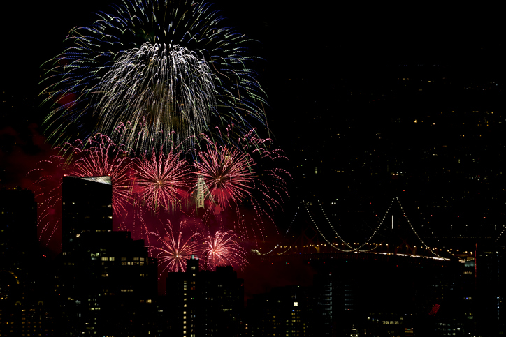 New Year's Eve Firework at San Francisco