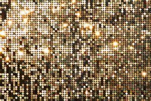 Golden background mosaic with light spots